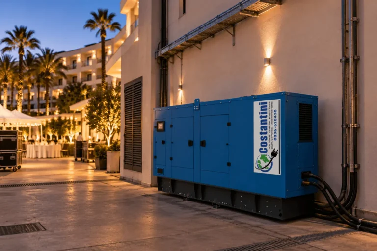 Gruppi elettrogeni vendita hotel ristorazione aziende fabbriche