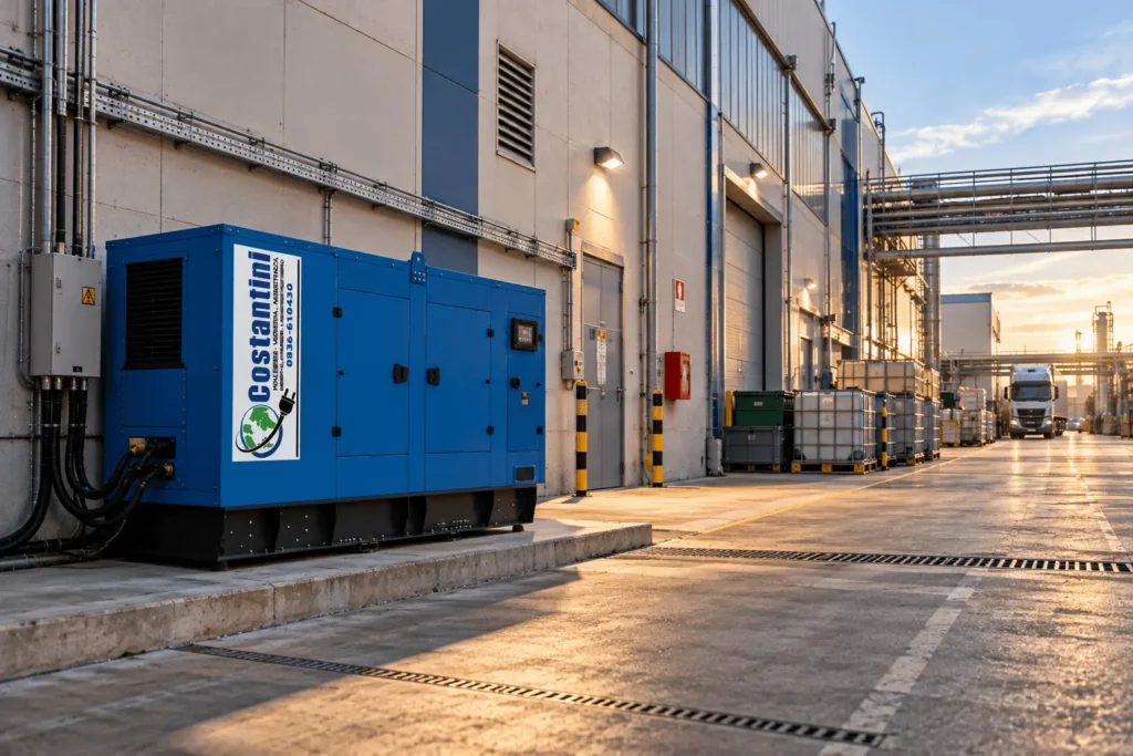 vendita gruppi elettrogeni insonorizzati aziende fabbriche costantini